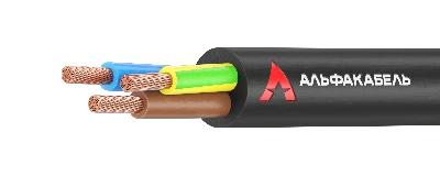 Провод ПВСнг(А)-LS 5х1.5  черный ТРТС