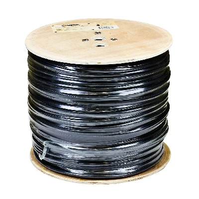 Кабель коаксиальный RG-6M CADENA (стальной трос 1.16 мм ) чёрный