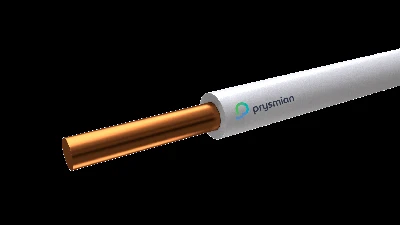 Провод ПУВ 1х6 белый однопроволочный