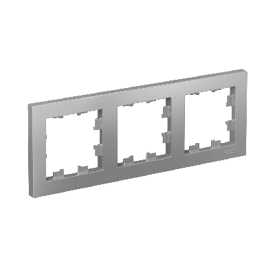 Рамка трехпостовая ATLASDESIGN универсальная алюминий