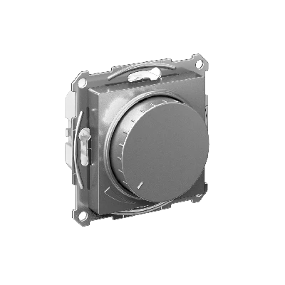 ATLASDESIGN СВЕТОРЕГУЛЯТОР (диммер) повор-нажим, LED, RC, 400Вт, мех., СТАЛЬ