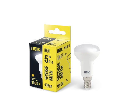 Лампа светодиодная LED рефлекторная 5вт E14 R50 тепло-белый ECO
