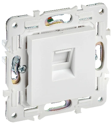 SKANDY Розетка компьютерная RJ45 кат.5E SK-K01W арктический белый IEK