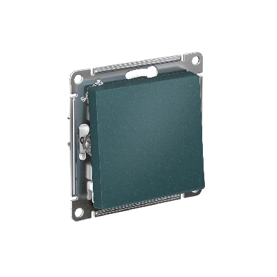 Переключатель перекрестный ATLASDESIGN схема 7 10АХ механизм изумруд