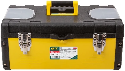 Ящик для инструмента пластиковый 18'' (45 х 24 х 20 см) металл.замки, стенки стальные