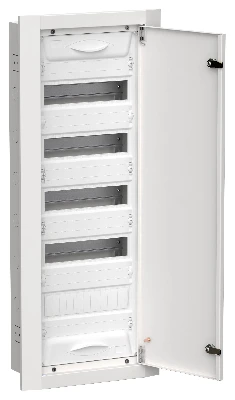 TITAN 5 Корпус металлический ЩРв-60 (1х60) 880х365х130мм IP31 белый (одна дверь)
