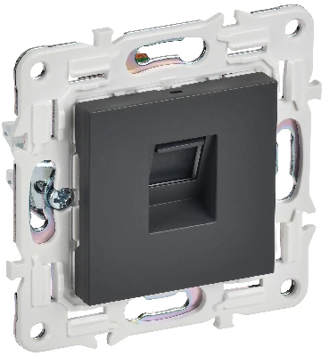 SKANDY Розетка компьютерная RJ45 кат.5E SK-K01T титан IEK