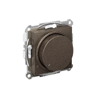 ATLASDESIGN СВЕТОРЕГУЛЯТОР (диммер) повор-нажим, LED, RC, 400Вт, мех., МОККО