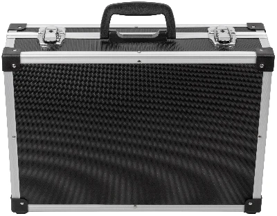 Ящик для инструмента алюминиевый (43 x 31 x 13 см) черный