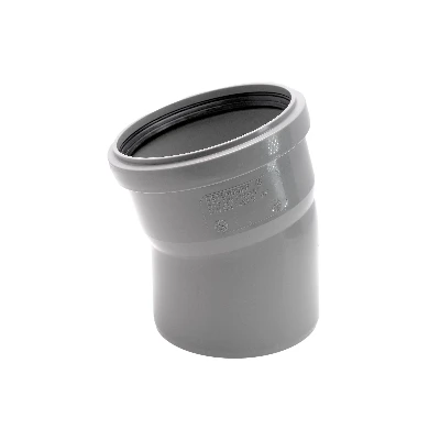 Отвод канализационный 110х15 град.