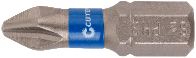 Биты стальные, 10 шт, Profi, PH2, 25 мм