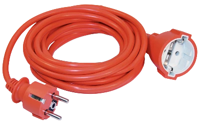 Удлинитель силовой 1 розетка шнур 20м ПВС 3х1 10А УШ-01РВ