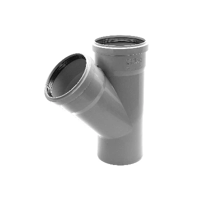 Тройник канализационный 45 град. 110