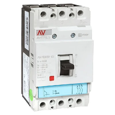 Выключатель автоматический AV POWER-1/3 125А 35кА TR