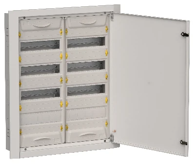 TITAN 5 Корпус металлический ЩРв-96 (2х48) 755х625х130мм IP31 серый (одна дверь)