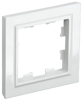 BRITE Рамка 1 пост РУ-1-БрБ белый