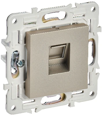 SKANDY Розетка компьютерная RJ45 кат.5E SK-K01Sh шампань IEK