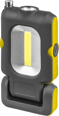 Фонарь светодиодный NPT-W07-ACCU 1Вт LED+3Вт COB LED аккумуляторный пластик