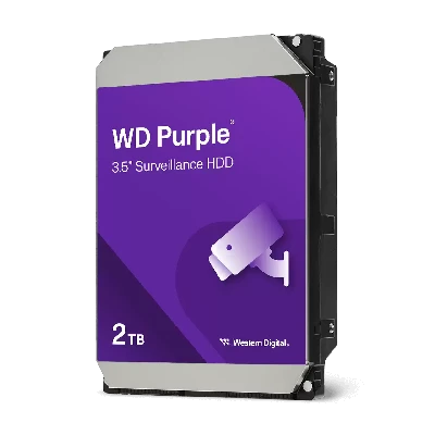 Жесткий диск 2Tb Purple 3.5'', SATAIII, 5400 об/мин, 256 МБ
