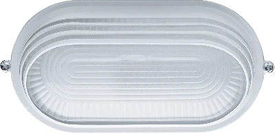 Светильник НПП-60w термостойкий овальный козырек IP54 белый