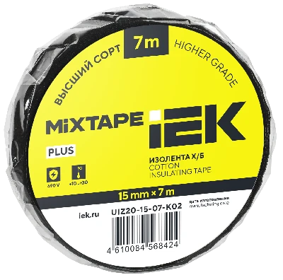 MIXTAPE 5 Изолента Х/Б 15мм 7м IEK