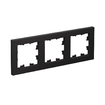 Рамка трехпостовая ATLASDESIGN универсальная карбон