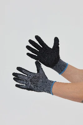 Перчатки полиэстеровые с латексным покрытием VE630 р.10