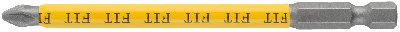 Биты кованые сталь S2 односторонние 100 мм PH2 Профи 2 шт блистер