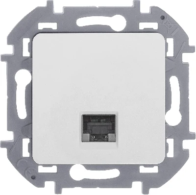 INSPIRIA розетка информационная RJ 45 категория 5e UTP белый