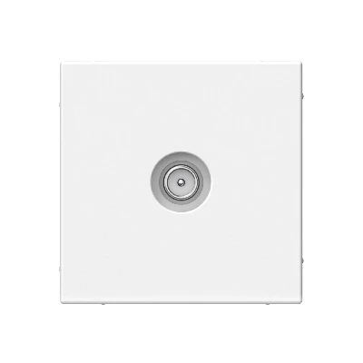 ARTGALLERY TV розетка проходная 4DB, механизм, белый